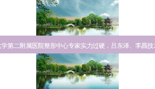 南京医科大学第二附属医院整形中心专家实力过硬,吕东泽、李昌技术备受好评-第1张图片-南山整形网 南京医科大学第二附属医院整形中心专家实力过硬,吕东泽、李昌技术备受好评-第1张图片-南山整形网
