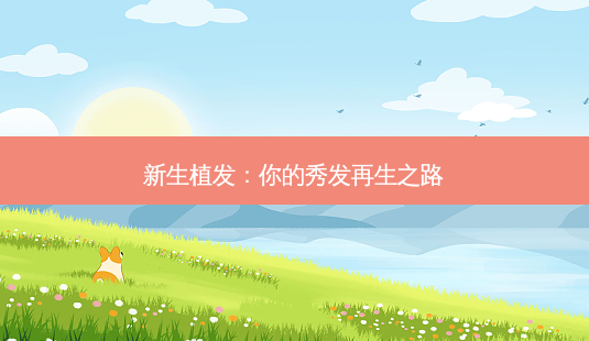 新生植发:你的秀发再生之路-第1张图片-南山整形网 新生植发:你的秀发再生之路-第1张图片-南山整形网