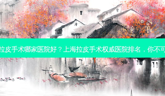 上海拉皮手术哪家医院好?上海拉皮手术 *** 医院排名,你不可不知-第1张图片-南山整形网 上海拉皮手术哪家医院好?上海拉皮手术 *** 医院排名,你不可不知-第1张图片-南山整形网