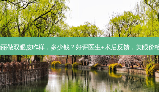 杭州瑞丽做双眼皮咋样,多少钱?好评医生+术后反馈,美眼价格公开!-第1张图片-南山整形网 杭州瑞丽做双眼皮咋样,多少钱?好评医生+术后反馈,美眼价格公开!-第1张图片-南山整形网
