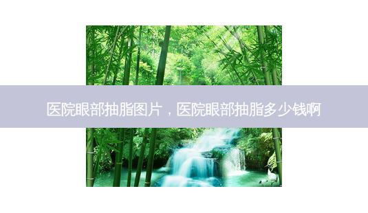 医院眼部抽脂图片,医院眼部抽脂多少钱啊-第1张图片-南山整形网 医院眼部抽脂图片,医院眼部抽脂多少钱啊-第1张图片-南山整形网