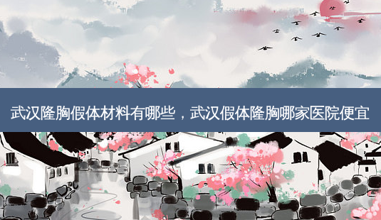 武汉隆胸假体材料有哪些,武汉假体隆胸哪家医院便宜-第1张图片-南山整形网 武汉隆胸假体材料有哪些,武汉假体隆胸哪家医院便宜-第1张图片-南山整形网