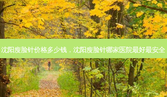 沈阳瘦脸针价格多少钱,沈阳瘦脸针哪家医院 *** 最 *** -第1张图片-南山整形网 沈阳瘦脸针价格多少钱,沈阳瘦脸针哪家医院 *** 最 *** -第1张图片-南山整形网