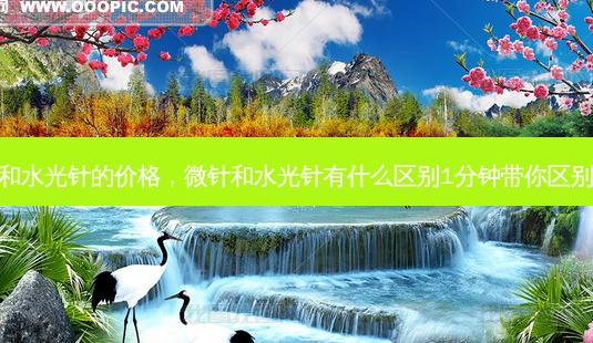 微针和水光针的价格,微针和水光针有什么区别1分钟带你区别两种-第1张图片-南山整形网 微针和水光针的价格,微针和水光针有什么区别1分钟带你区别两种-第1张图片-南山整形网