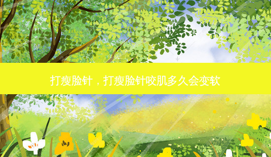 打瘦脸针,打瘦脸针咬肌多久会变软-第1张图片-南山整形网 打瘦脸针,打瘦脸针咬肌多久会变软-第1张图片-南山整形网