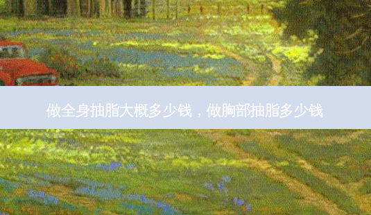 做全身抽脂大概多少钱,做胸部抽脂多少钱-第1张图片-南山整形网 做全身抽脂大概多少钱,做胸部抽脂多少钱-第1张图片-南山整形网