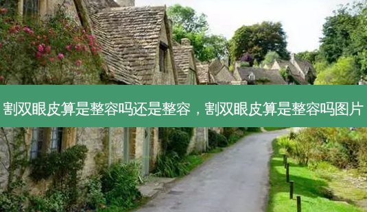 割双眼皮算是整容吗还是整容,割双眼皮算是整容吗图片-第1张图片-南山整形网 割双眼皮算是整容吗还是整容,割双眼皮算是整容吗图片-第1张图片-南山整形网