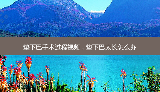 垫下巴手术过程视频,垫下巴太长怎么办-第1张图片-南山整形网 垫下巴手术过程视频,垫下巴太长怎么办-第1张图片-南山整形网