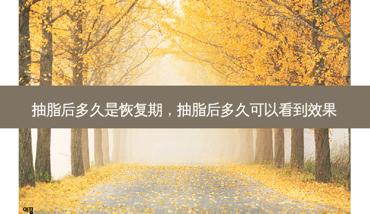 抽脂后多久是恢复期,抽脂后多久可以看到效果-第1张图片-南山整形网 抽脂后多久是恢复期,抽脂后多久可以看到效果-第1张图片-南山整形网