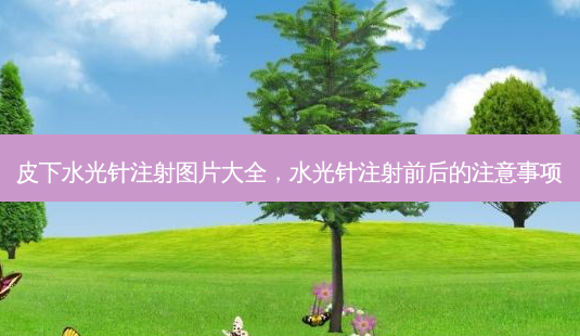 皮下水光针注射图片大全,水光针注射前后的注意事项-第1张图片-南山整形网 皮下水光针注射图片大全,水光针注射前后的注意事项-第1张图片-南山整形网
