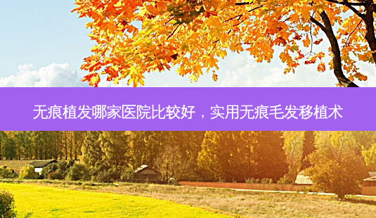 无痕植发哪家医院比较好,实用无痕毛发移植术-第1张图片-南山整形网 无痕植发哪家医院比较好,实用无痕毛发移植术-第1张图片-南山整形网