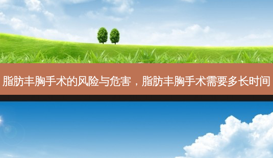 脂肪丰胸手术的风险与危害,脂肪丰胸手术需要多长时间-第1张图片-南山整形网 脂肪丰胸手术的风险与危害,脂肪丰胸手术需要多长时间-第1张图片-南山整形网