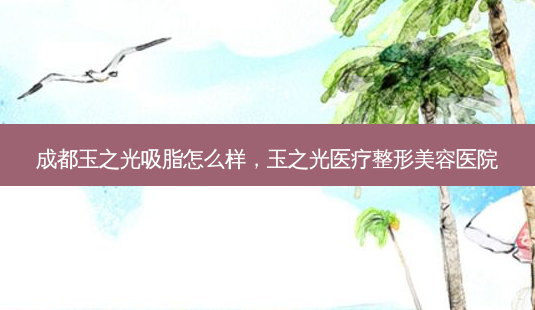 成都玉之光吸脂怎么样,玉之光医疗整形美容医院-第1张图片-南山整形网 成都玉之光吸脂怎么样,玉之光医疗整形美容医院-第1张图片-南山整形网