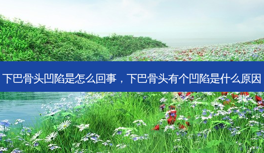 下巴骨头凹陷是怎么回事,下巴骨头有个凹陷是什么原因-第1张图片-南山整形网 下巴骨头凹陷是怎么回事,下巴骨头有个凹陷是什么原因-第1张图片-南山整形网