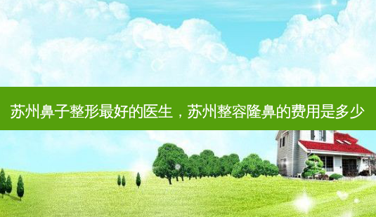 苏州鼻子整形 *** 的医生,苏州整容隆鼻的费用是多少-第1张图片-南山整形网 苏州鼻子整形 *** 的医生,苏州整容隆鼻的费用是多少-第1张图片-南山整形网