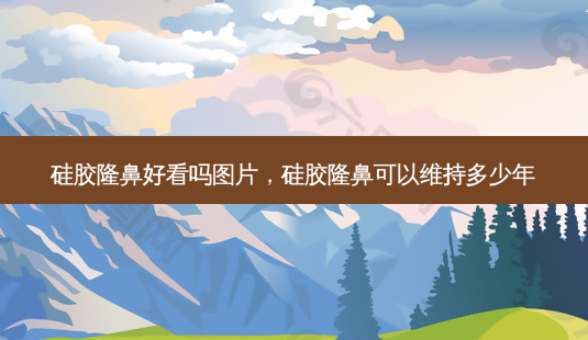 硅胶隆鼻好看吗图片,硅胶隆鼻可以维持多少年-第1张图片-南山整形网 硅胶隆鼻好看吗图片,硅胶隆鼻可以维持多少年-第1张图片-南山整形网