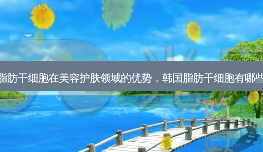 脂肪干细胞在美容护肤领域的优势,韩国脂肪干细胞有哪些-第1张图片-南山整形网 脂肪干细胞在美容护肤领域的优势,韩国脂肪干细胞有哪些-第1张图片-南山整形网