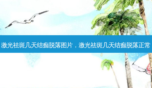 激光祛斑几天结痂脱落图片,激光祛斑几天结痂脱落正常-第1张图片-南山整形网 激光祛斑几天结痂脱落图片,激光祛斑几天结痂脱落正常-第1张图片-南山整形网