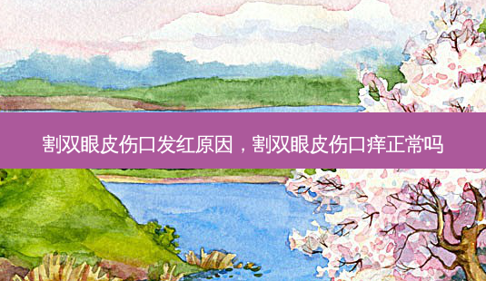 割双眼皮伤口发红原因,割双眼皮伤口痒正常吗-第1张图片-南山整形网 割双眼皮伤口发红原因,割双眼皮伤口痒正常吗-第1张图片-南山整形网