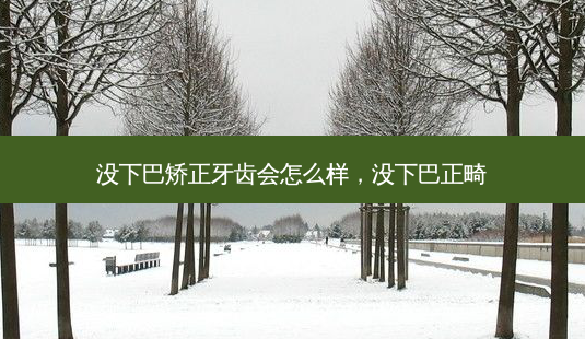 没下巴矫正牙齿会怎么样,没下巴正畸-第1张图片-南山整形网 没下巴矫正牙齿会怎么样,没下巴正畸-第1张图片-南山整形网