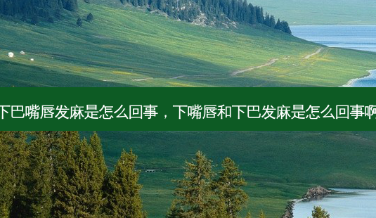 下巴嘴唇发麻是怎么回事,下嘴唇和下巴发麻是怎么回事啊-第1张图片-南山整形网 下巴嘴唇发麻是怎么回事,下嘴唇和下巴发麻是怎么回事啊-第1张图片-南山整形网