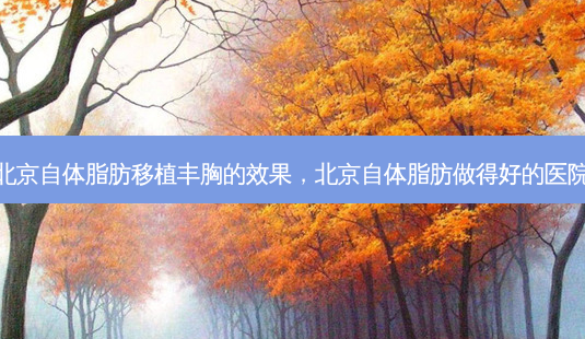 北京自体脂肪移植丰胸的效果,北京自体脂肪做得好的医院-第1张图片-南山整形网 北京自体脂肪移植丰胸的效果,北京自体脂肪做得好的医院-第1张图片-南山整形网