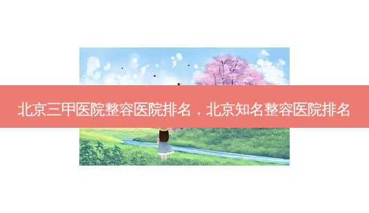 北京三甲医院整容医院排名,北京知名整容医院排名-第1张图片-南山整形网 北京三甲医院整容医院排名,北京知名整容医院排名-第1张图片-南山整形网