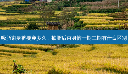 吸脂束身裤要穿多久,抽脂后束身裤一期二期有什么区别-第1张图片-南山整形网 吸脂束身裤要穿多久,抽脂后束身裤一期二期有什么区别-第1张图片-南山整形网