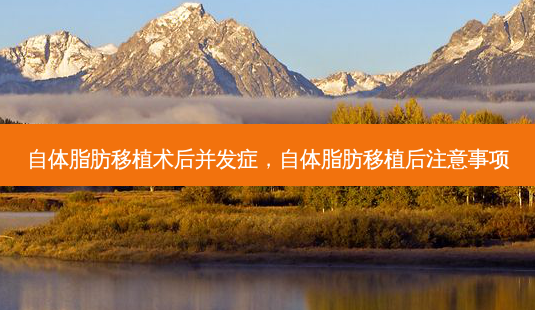 自体脂肪移植术后并发症,自体脂肪移植后注意事项-第1张图片-南山整形网 自体脂肪移植术后并发症,自体脂肪移植后注意事项-第1张图片-南山整形网