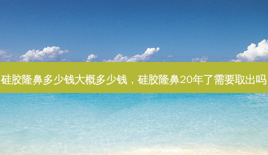 硅胶隆鼻多少钱大概多少钱,硅胶隆鼻20年了需要取出吗-第1张图片-南山整形网 硅胶隆鼻多少钱大概多少钱,硅胶隆鼻20年了需要取出吗-第1张图片-南山整形网