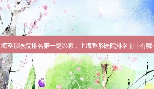 上海整形医院 *** 是哪家,上海整形医院排名前十有哪些-第1张图片-南山整形网 上海整形医院 *** 是哪家,上海整形医院排名前十有哪些-第1张图片-南山整形网