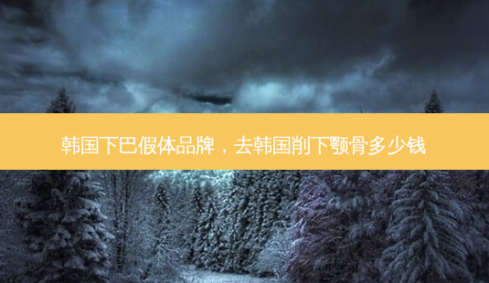韩国下巴假体品牌,去韩国削下颚骨多少钱-第1张图片-南山整形网 韩国下巴假体品牌,去韩国削下颚骨多少钱-第1张图片-南山整形网