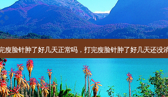 打完瘦脸针肿了好几天正常吗,打完瘦脸针肿了好几天还没消肿-第1张图片-南山整形网 打完瘦脸针肿了好几天正常吗,打完瘦脸针肿了好几天还没消肿-第1张图片-南山整形网