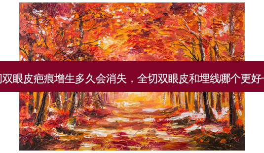 全切双眼皮疤痕增生多久会消失,全切双眼皮和埋线哪个更好一些-第1张图片-南山整形网 全切双眼皮疤痕增生多久会消失,全切双眼皮和埋线哪个更好一些-第1张图片-南山整形网