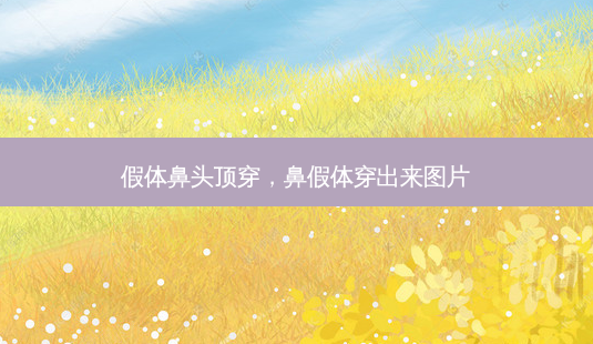 假体鼻头顶穿,鼻假体穿出来图片-第1张图片-南山整形网 假体鼻头顶穿,鼻假体穿出来图片-第1张图片-南山整形网