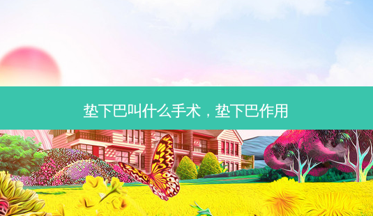 垫下巴叫什么手术,垫下巴作用-第1张图片-南山整形网 垫下巴叫什么手术,垫下巴作用-第1张图片-南山整形网
