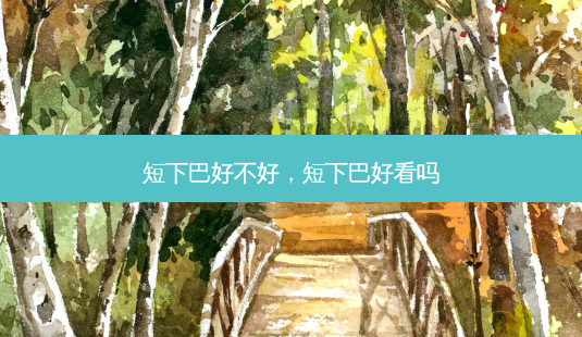 短下巴好不好,短下巴好看吗-第1张图片-南山整形网 短下巴好不好,短下巴好看吗-第1张图片-南山整形网