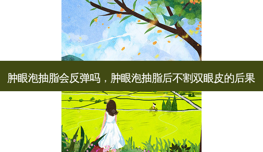 肿眼泡抽脂会反弹吗,肿眼泡抽脂后不割双眼皮的后果-第1张图片-南山整形网 肿眼泡抽脂会反弹吗,肿眼泡抽脂后不割双眼皮的后果-第1张图片-南山整形网