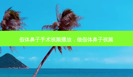 假体鼻子手术视频播放,做假体鼻子视频-第1张图片-南山整形网 假体鼻子手术视频播放,做假体鼻子视频-第1张图片-南山整形网