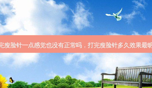 打完瘦脸针一点感觉也没有正常吗,打完瘦脸针多久效果最明显-第1张图片-南山整形网 打完瘦脸针一点感觉也没有正常吗,打完瘦脸针多久效果最明显-第1张图片-南山整形网