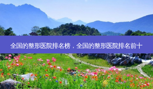 全国的整形医院排名榜,全国的整形医院排名前十-第1张图片-南山整形网 全国的整形医院排名榜,全国的整形医院排名前十-第1张图片-南山整形网