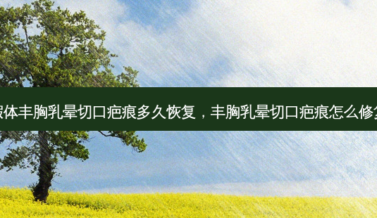 假体丰胸乳晕切口疤痕多久恢复，丰胸乳晕切口疤痕怎么修复-第1张图片-南山整形网
