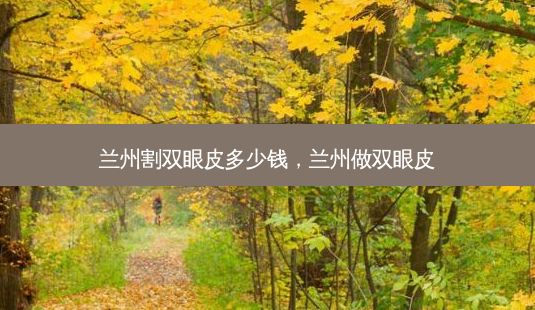 兰州割双眼皮多少钱,兰州做双眼皮-第1张图片-南山整形网 兰州割双眼皮多少钱,兰州做双眼皮-第1张图片-南山整形网