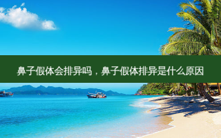 鼻子假体会排异吗，鼻子假体排异是什么原因