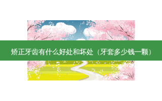 矫正牙齿有什么好处和坏处（牙套多少钱一颗）