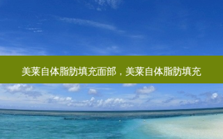 美莱自体脂肪填充面部，美莱自体脂肪填充