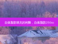 自体脂肪填充的利弊，自体脂肪250cc