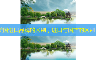 美国进口品牌的区别，进口与国产的区别