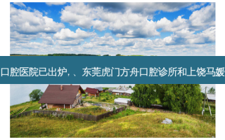 2023国内排前十的口腔医院已出炉, 、东莞虎门方舟口腔诊所和上饶马媛桂牙科(二店)都上榜