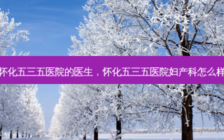 怀化五三五医院的医生，怀化五三五医院妇产科怎么样